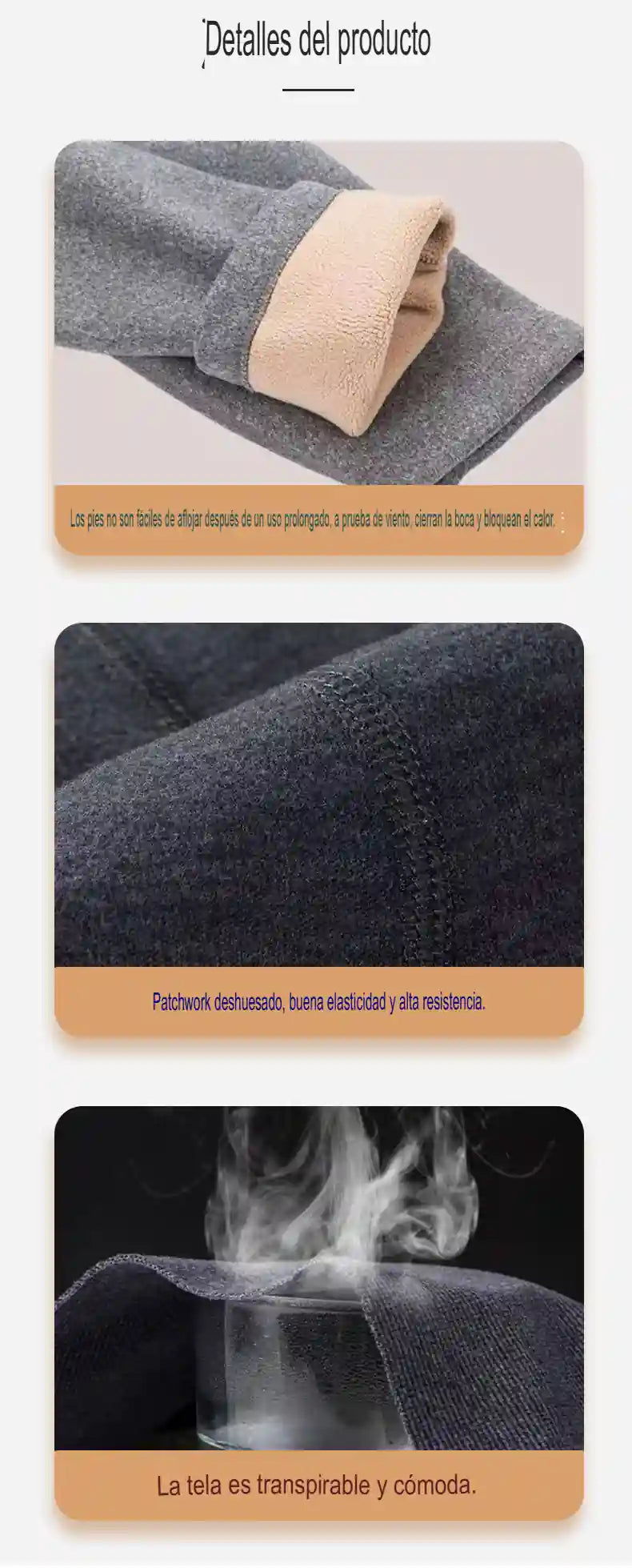 PANTALÓN TÉRMICO PARA HOMBRE - CALENTADOR