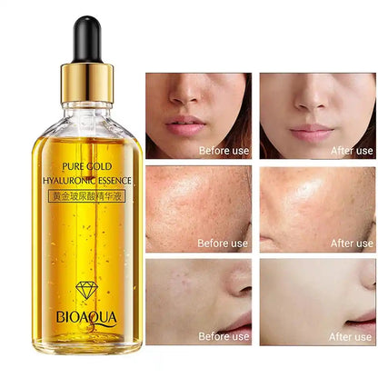 1 SÉRUM FACIAL 24K GOLD BIOAQUA (ANTIEDAD) + MASAJEADOR