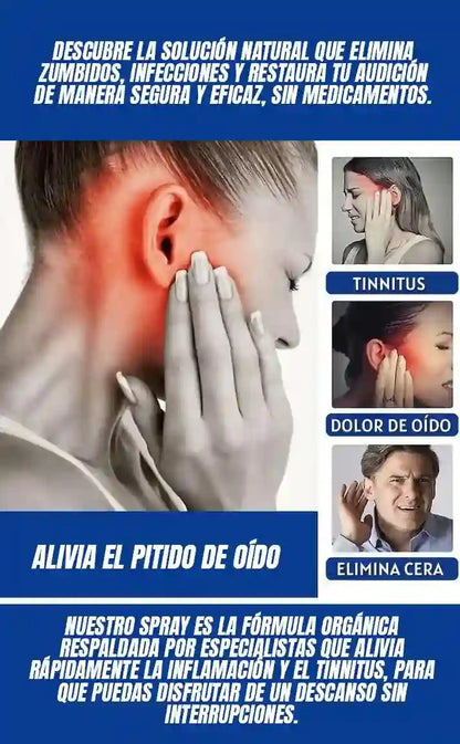 TINNIDROP - SPRAY AUDITIVO PARA ALIVIO DE ZUMBID
