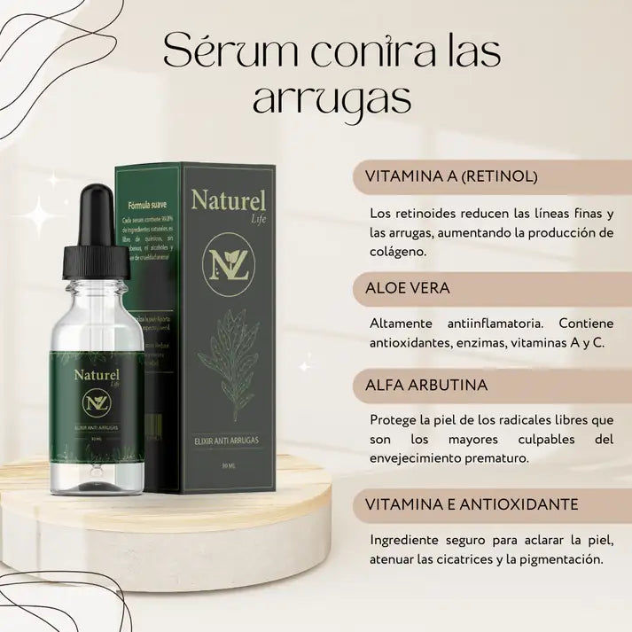 SÉRUM ANTIARRUGAS CON EFECTO LIFTING INMEDIATO