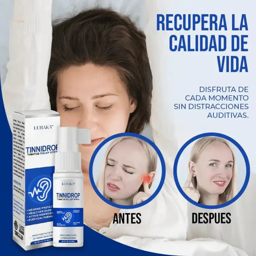 TINNIDROP - SPRAY AUDITIVO PARA ALIVIO DE ZUMBID