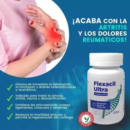 FLEXACIL ULTRA - SUPLEMENTO PARA ARTICULACIONES FUERTES