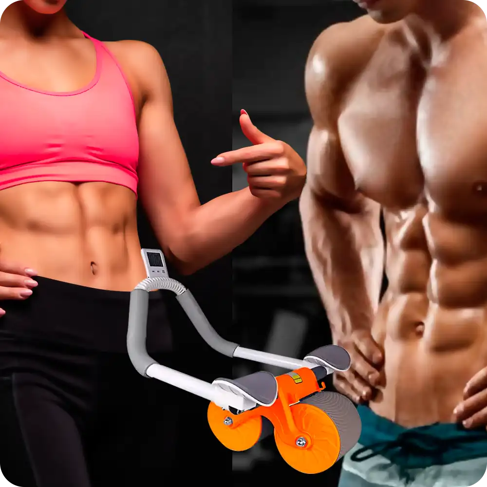RODILLO ABDOMINAL CON RETORNO AUTOMÁTICO