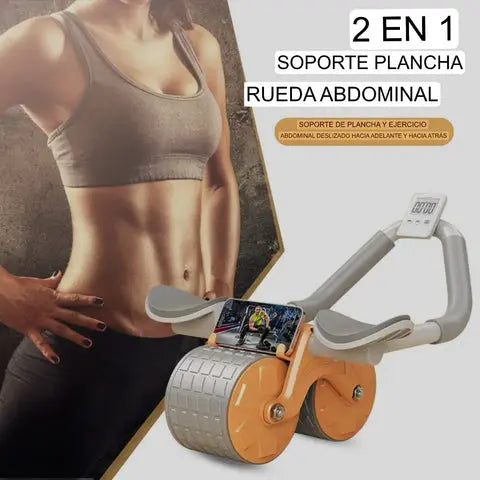 RODILLO ABDOMINAL CON RETORNO AUTOMÁTICO