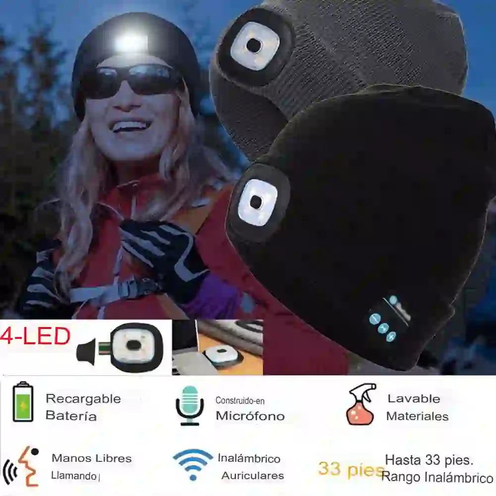 GORRO MUSICAL INVERNAL LED MUSIC HAT®