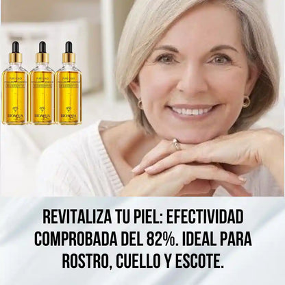 2 SÉRUM FACIAL 24K GOLD BIOAQUA (ANTIEDAD) + MASAJEADOR