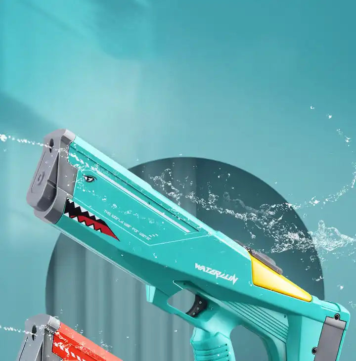 Pistola Eléctrica de Agua Automática - Shark Power🔫💧