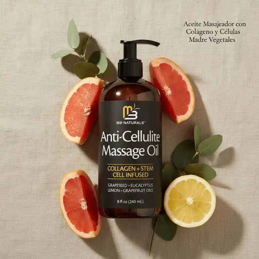 ACEITE DE MASAJE ANTICELULÍTICO M3 NATURALS®