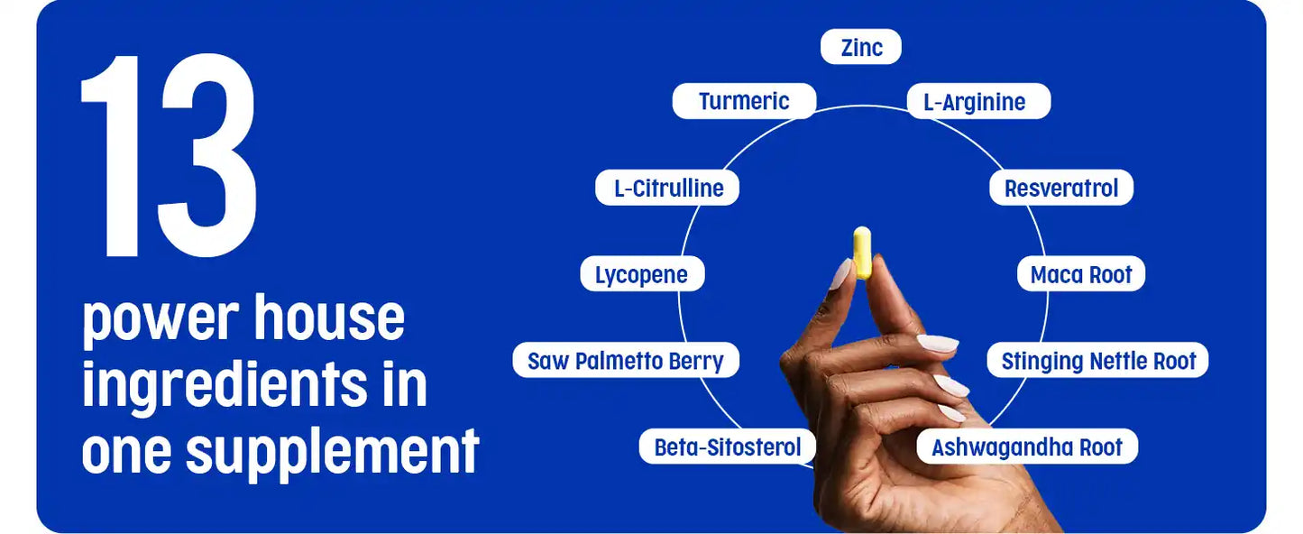 Selerb NAD+ para Hombres – Energía Celular, Circulación y Salud Prostática