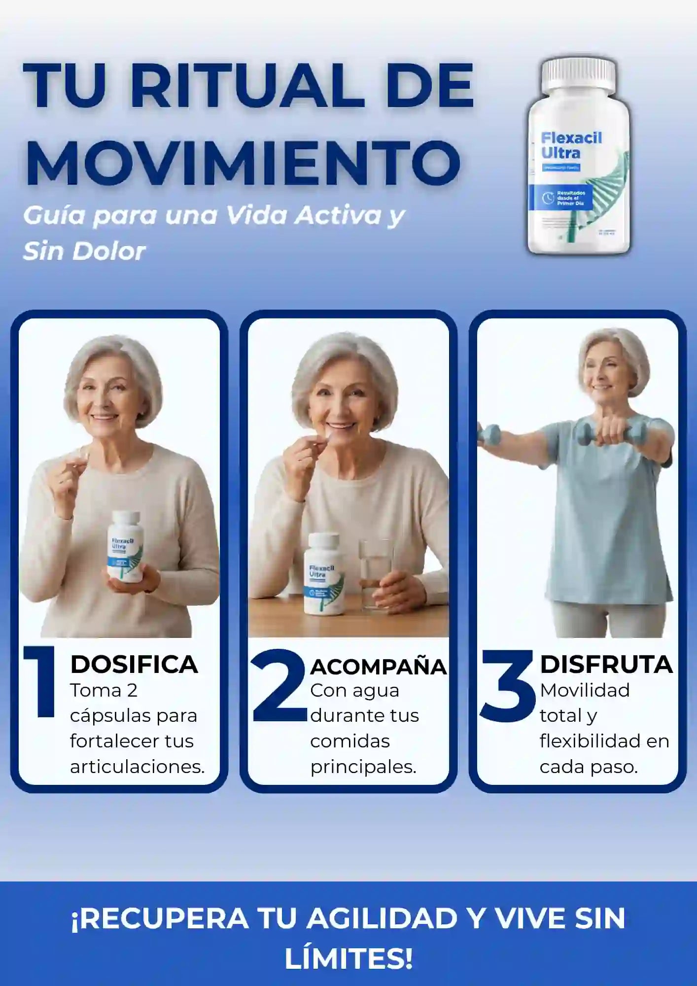 FLEXACIL ULTRA - SUPLEMENTO PARA ARTICULACIONES FUERTES