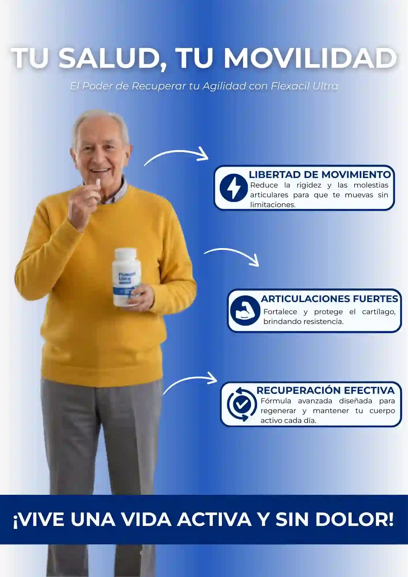 FLEXACIL ULTRA - SUPLEMENTO PARA ARTICULACIONES FUERTES