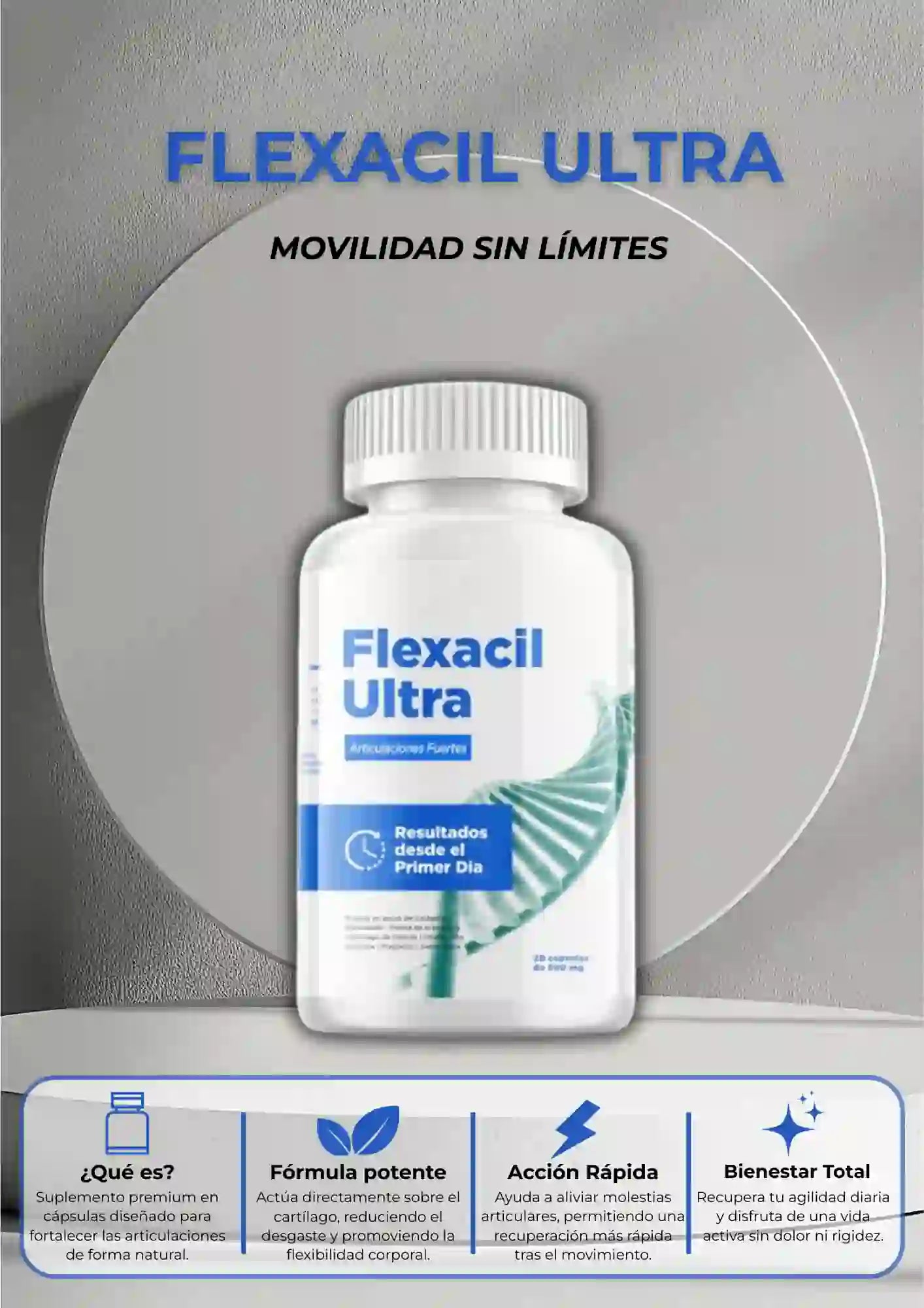 FLEXACIL ULTRA - SUPLEMENTO PARA ARTICULACIONES FUERTES