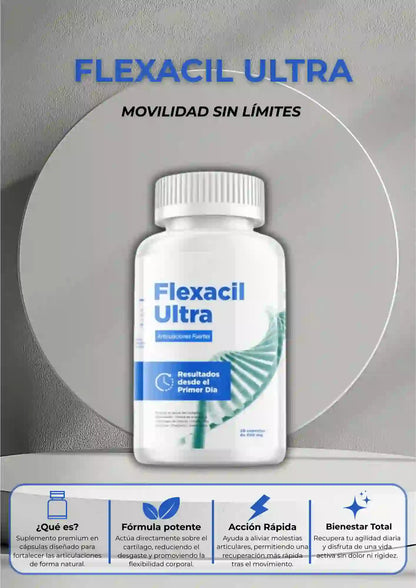 FLEXACIL ULTRA - SUPLEMENTO PARA ARTICULACIONES FUERTES