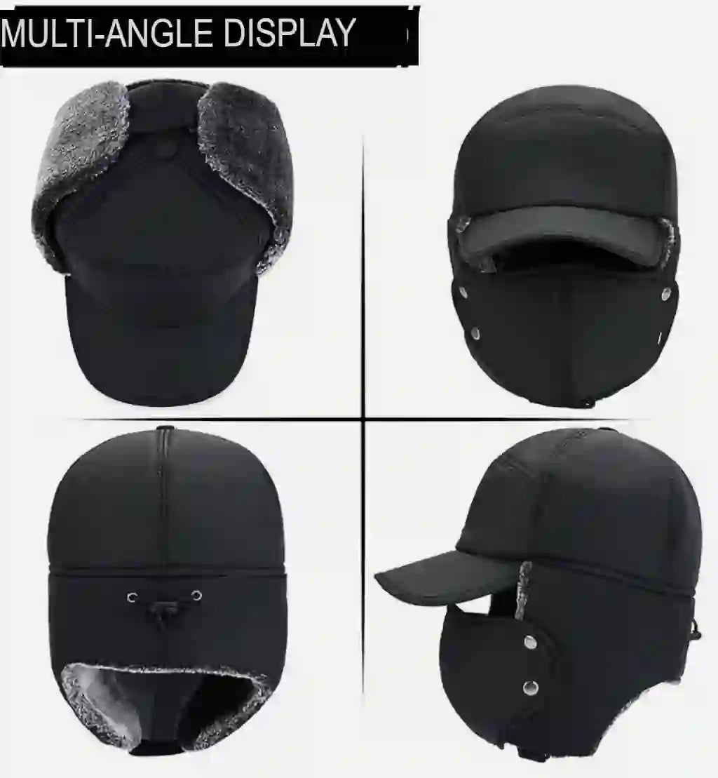 GORRO DE INVIERNO 3 EN 1 - TEJIDO TÉRMICO