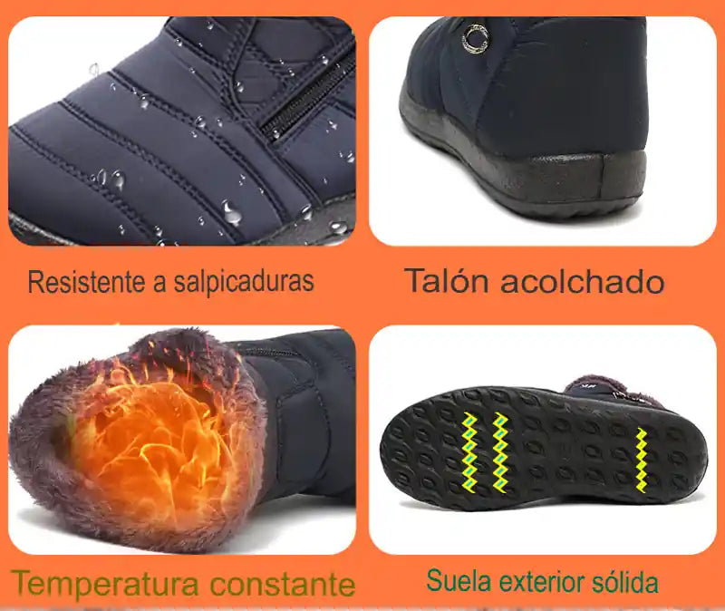 BOTINES WANDA - Impermeabilidad y Antideslizante
