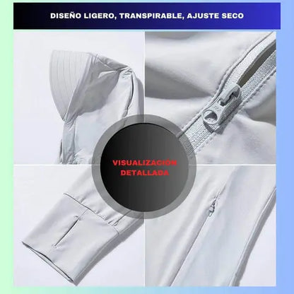 CASACA PROTECCIÓN UV-MUJER -  UPF50+, Fresca y Ligera