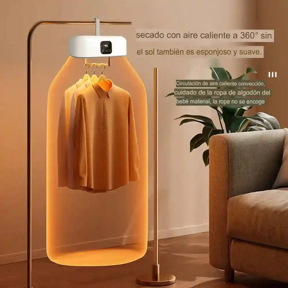 SECADORA PORTÁTIL DE ROPA 360°