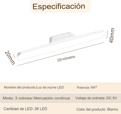 LÁMPARA LED MAGNÉTICA AJUSTABLE 88° RECARGABLE