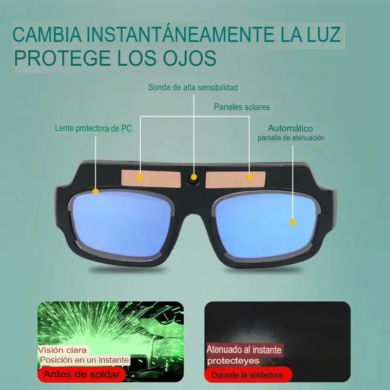 GAFAS DE DOLDADURA AUTOMATICAS PROFESIONALES - INTELIGENTES