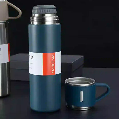 TERMO AISLANTE PREMIUM CON SET DE TAZAS INCLUIDAS