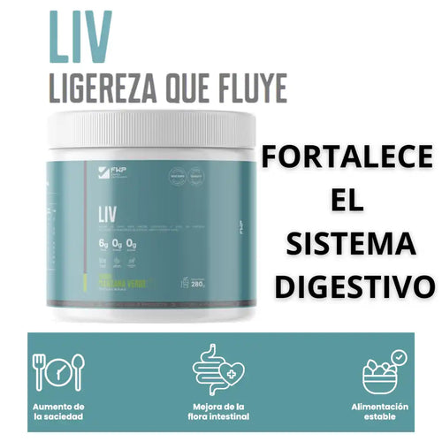 LIV - Fibra, Probióticos, digestión y Control de Peso