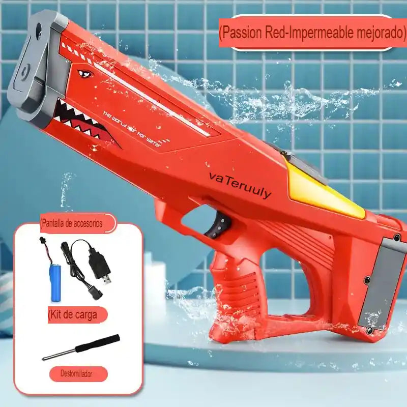 Pistola Eléctrica de Agua Automática - Shark Power🔫💧