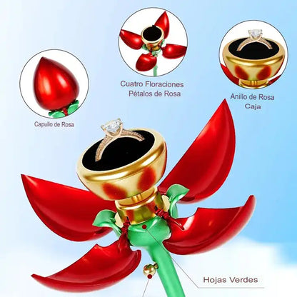 COLLAR CON EMPAQUE DE FLOR ROSA