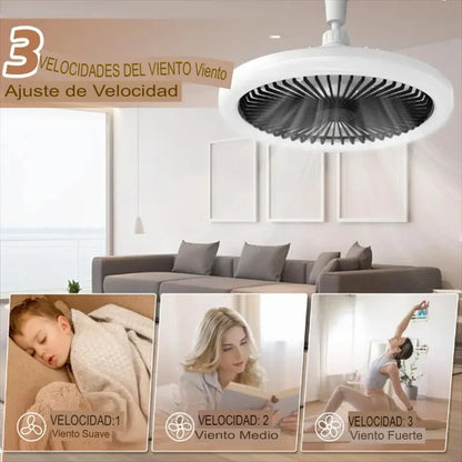 FOCO VENTILADOR MULTIFUNCIÓN CON CONTROL REMOTO