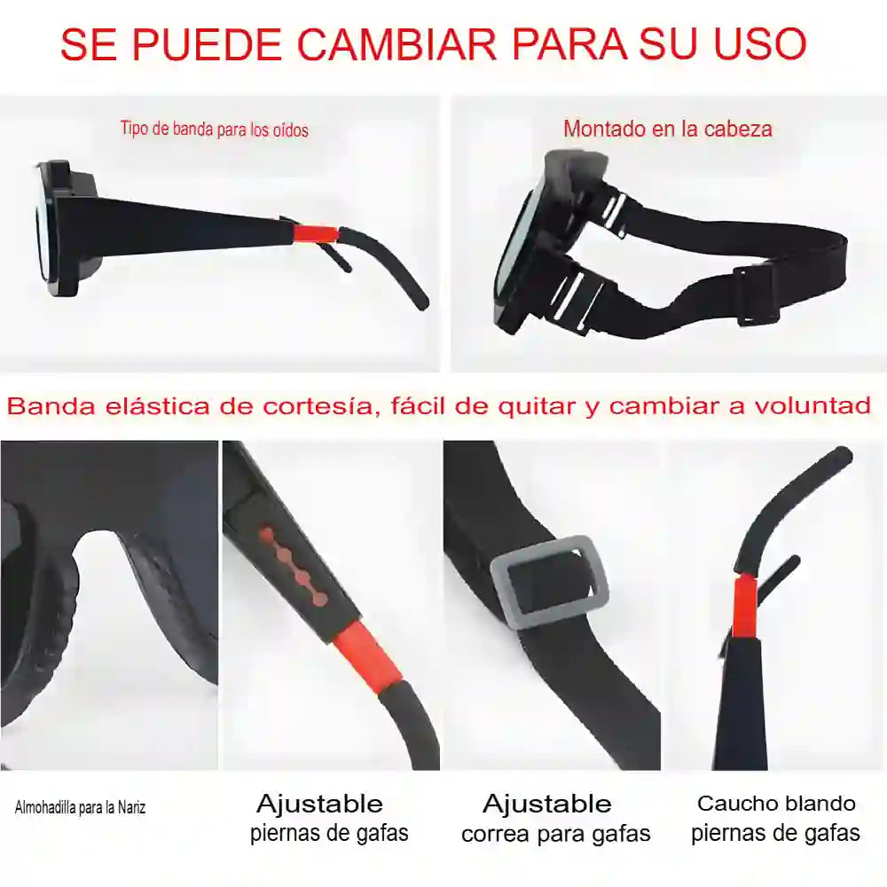 GAFAS DE DOLDADURA AUTOMATICAS PROFESIONALES - INTELIGENTES