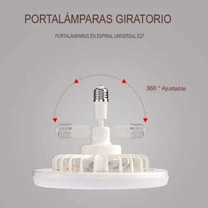 FOCO VENTILADOR MULTIFUNCIÓN CON CONTROL REMOTO